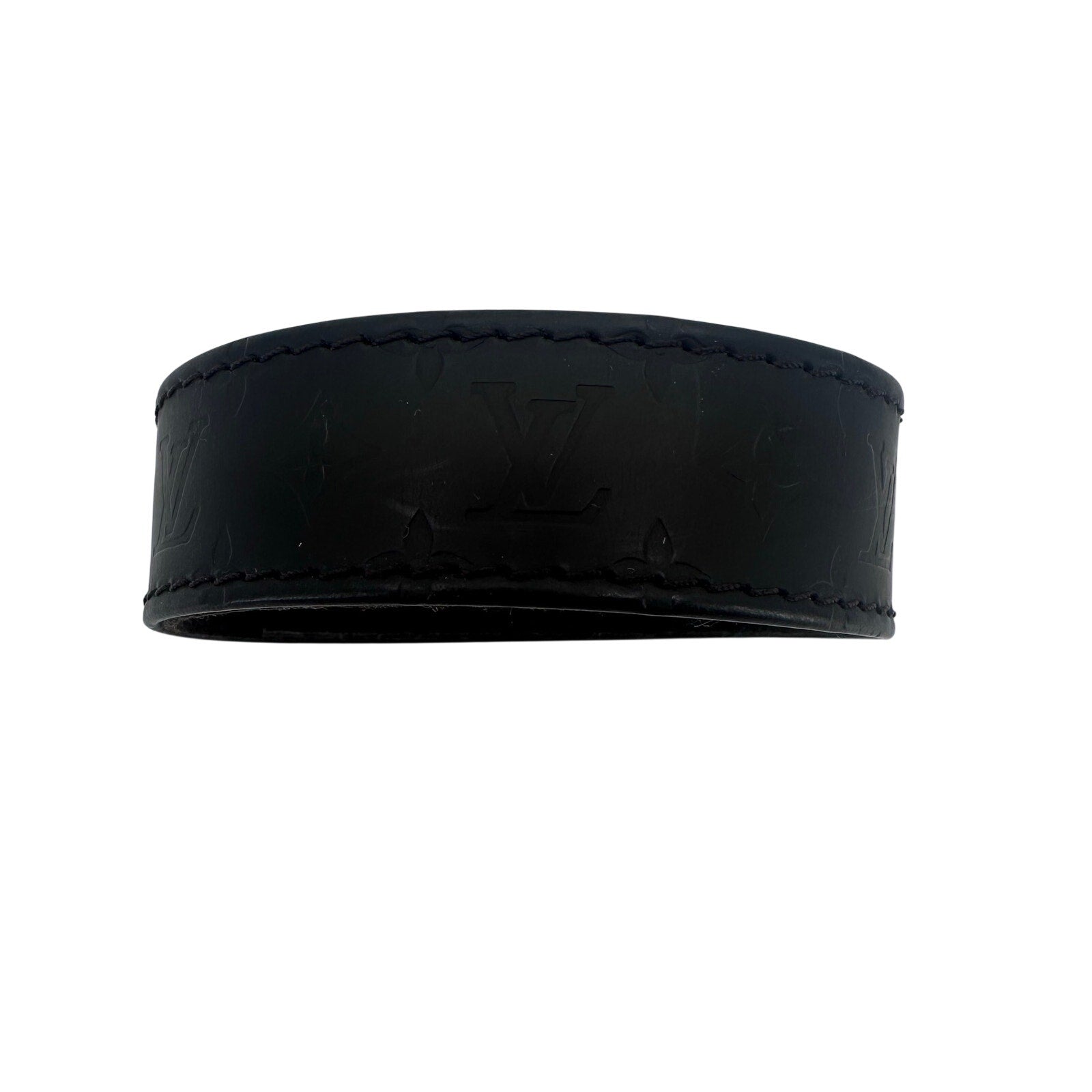 Louis Vuitton LV Monogram Mat Waliea Hawaii Limited Edition Leather Cuff Bracelet