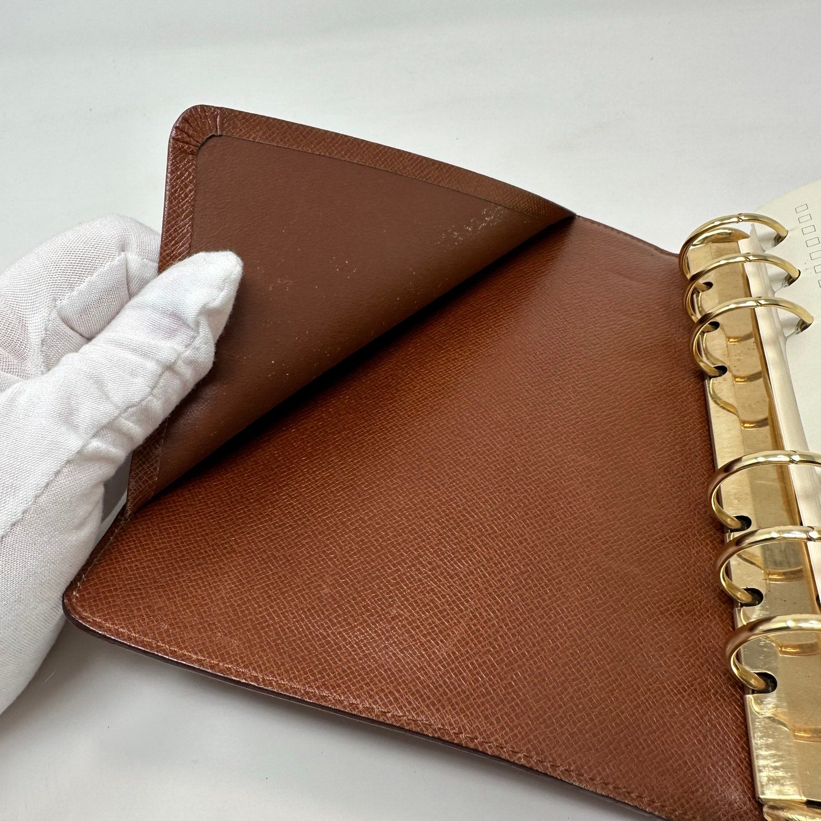 Louis Vuitton LV Epi MM Agenda Cover Brown
