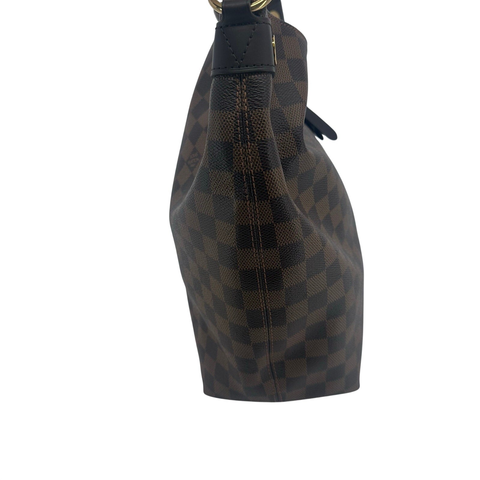 Louis Vuitton LV Damier Ebene Duomo Hobo Shoulder Bag Full Inclusion