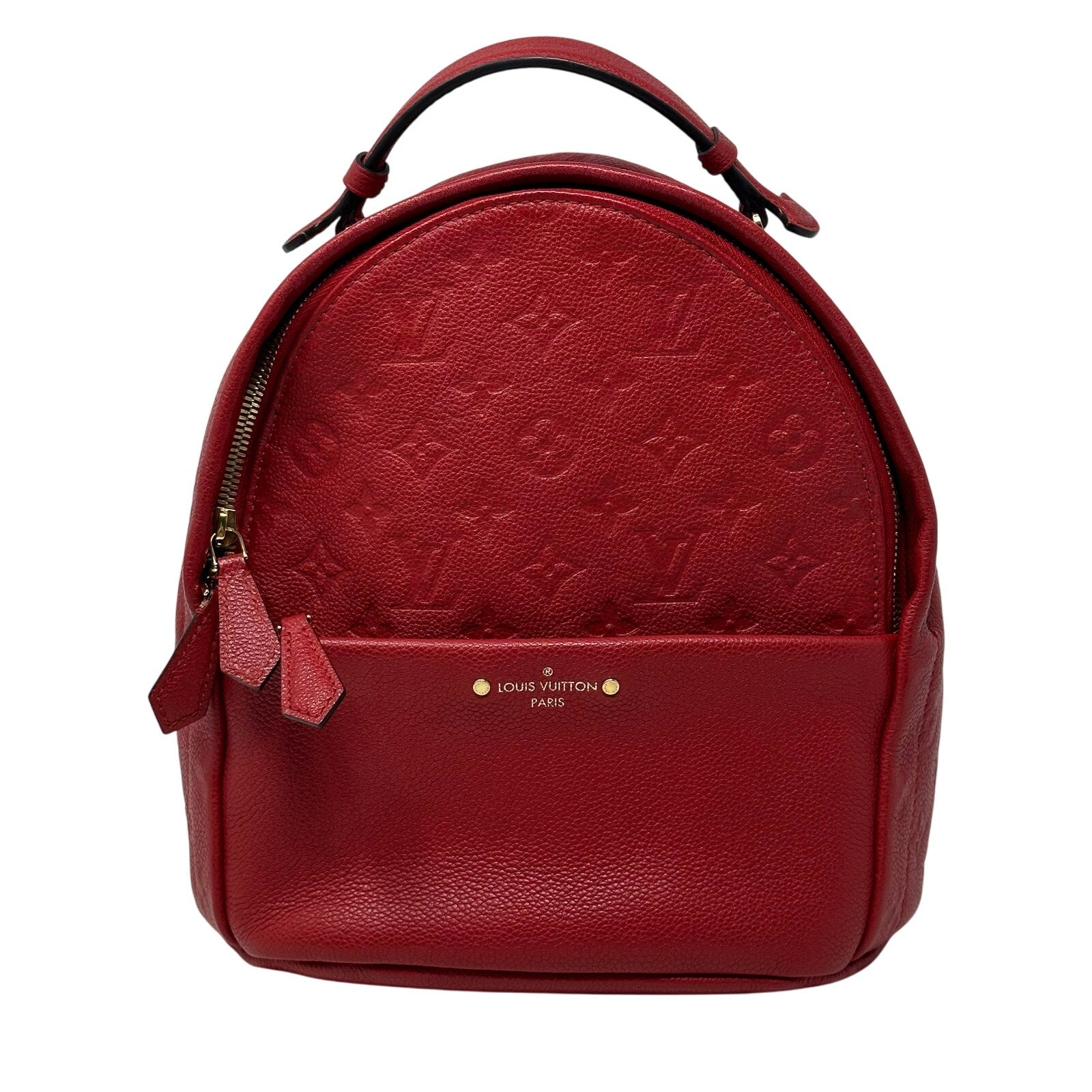 Louis Vuitton LV Empriente Leather Sorbonne Backpack MM Cerise Cherry Red Mini Backpack Bag