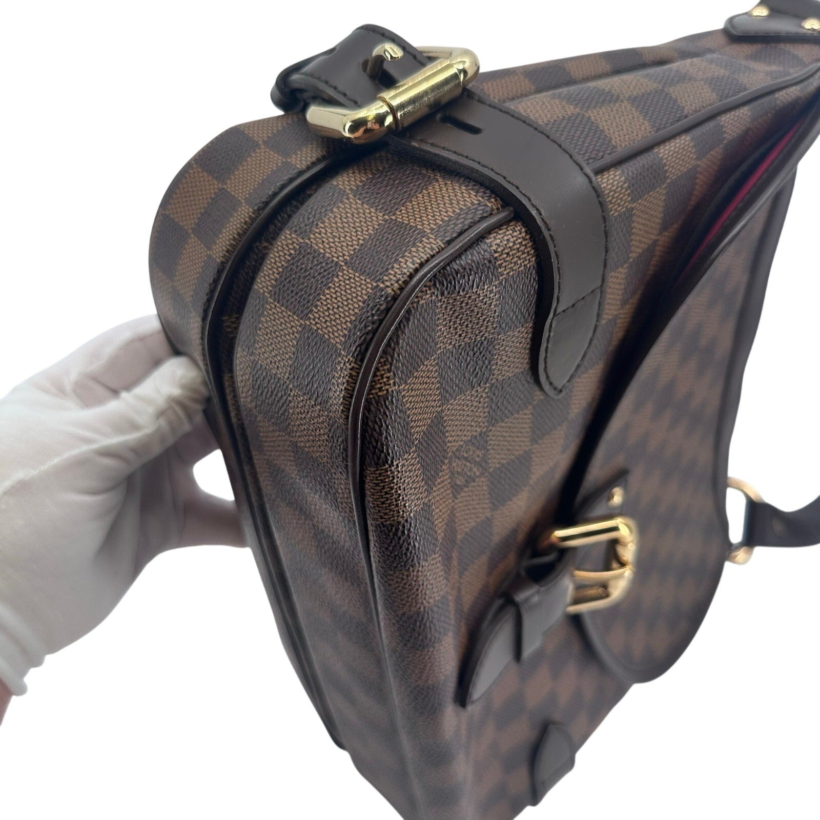 Louis Vuitton LV Damier Ebene Highbury Shoulder Bag