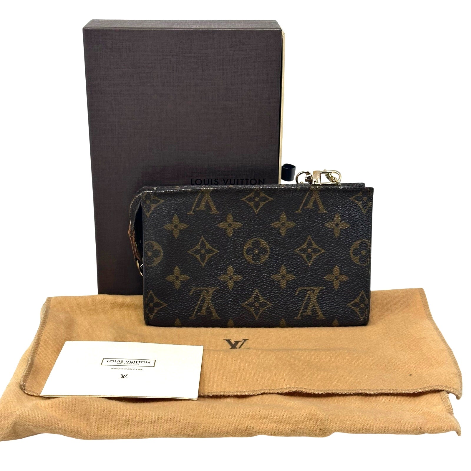 Louis Vuitton LV Monogram Bucket Accessory PM Pouch 17