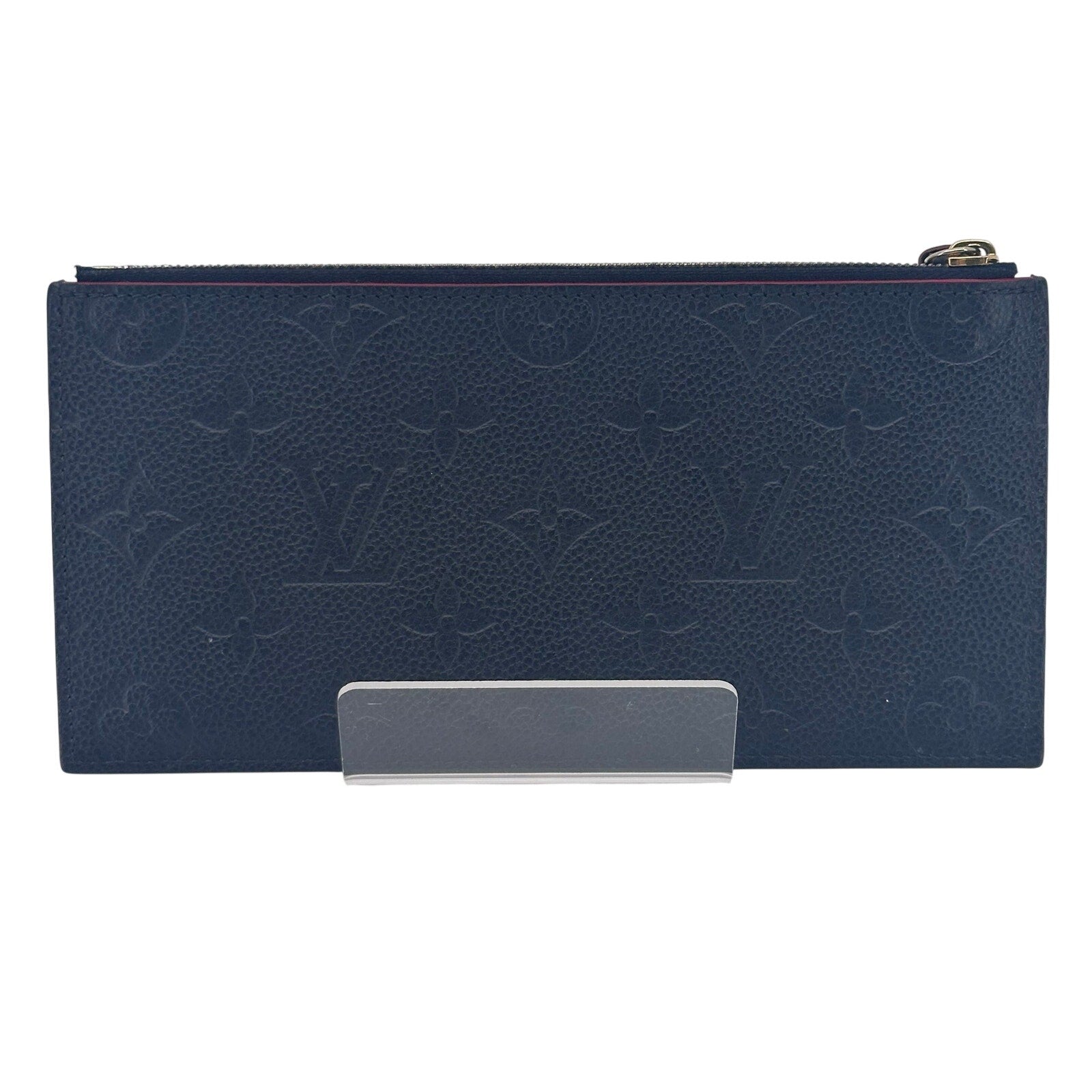 Louis Vuitton LV Empriente Leather Zip Pouch Navy Blue