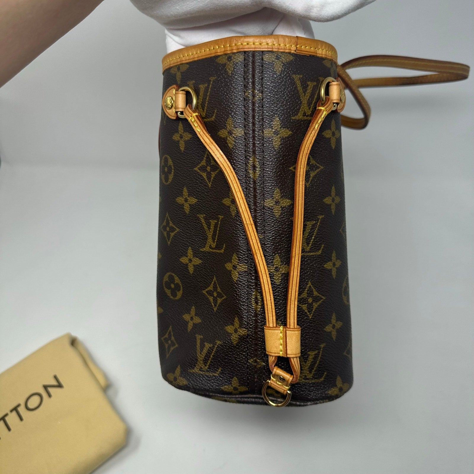 Louis Vuitton LV Monogram Neverfull PM Tote Shoulder Bag