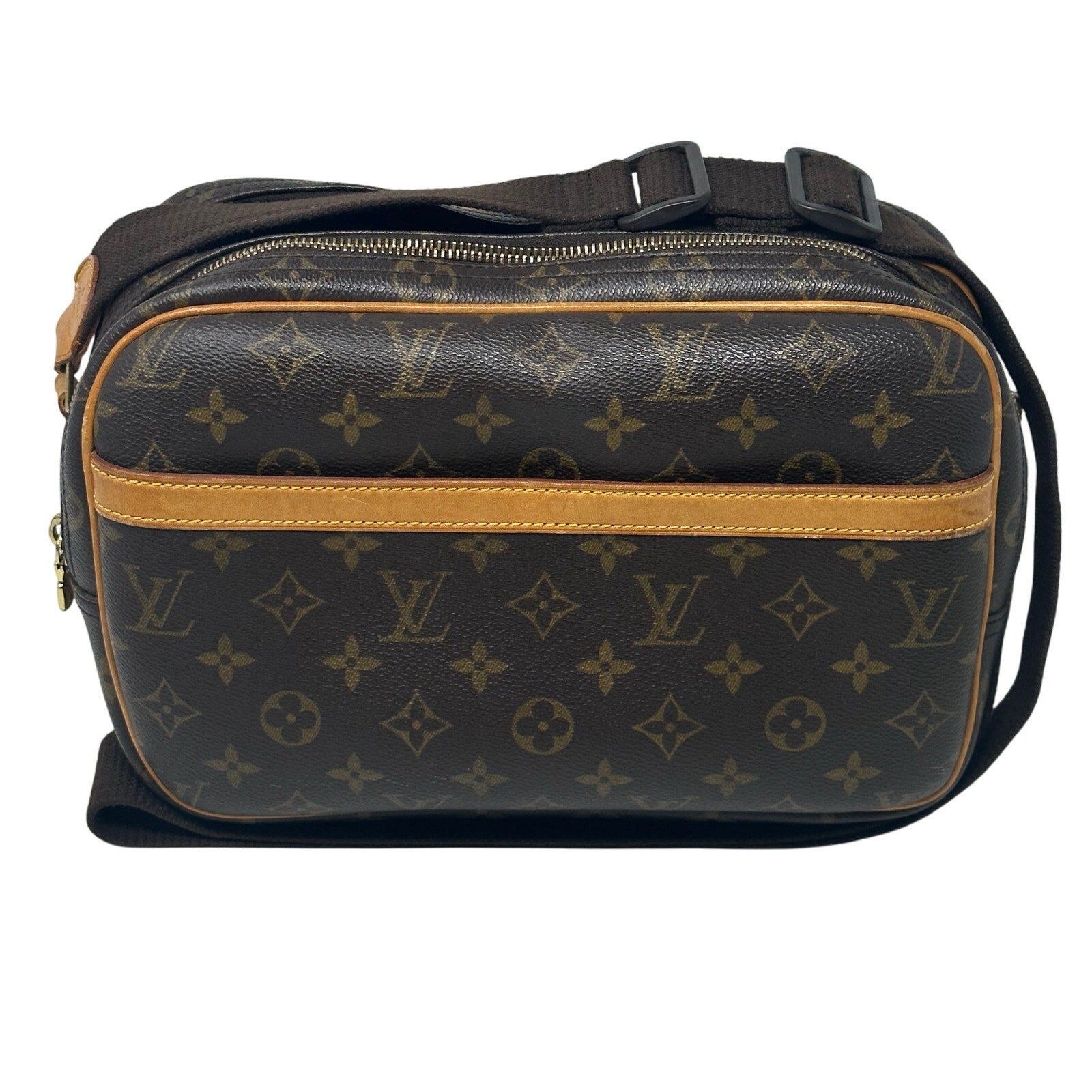 Louis Vuitton LV Monogram Reporter PM Crossbody Messenger Bag