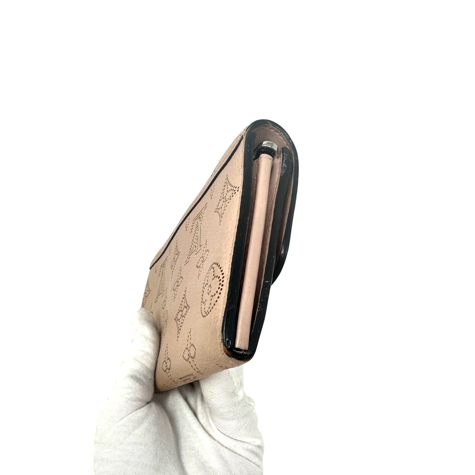 Louis Vuitton LV Mahina Iris Long Wallet Magnolia Pink