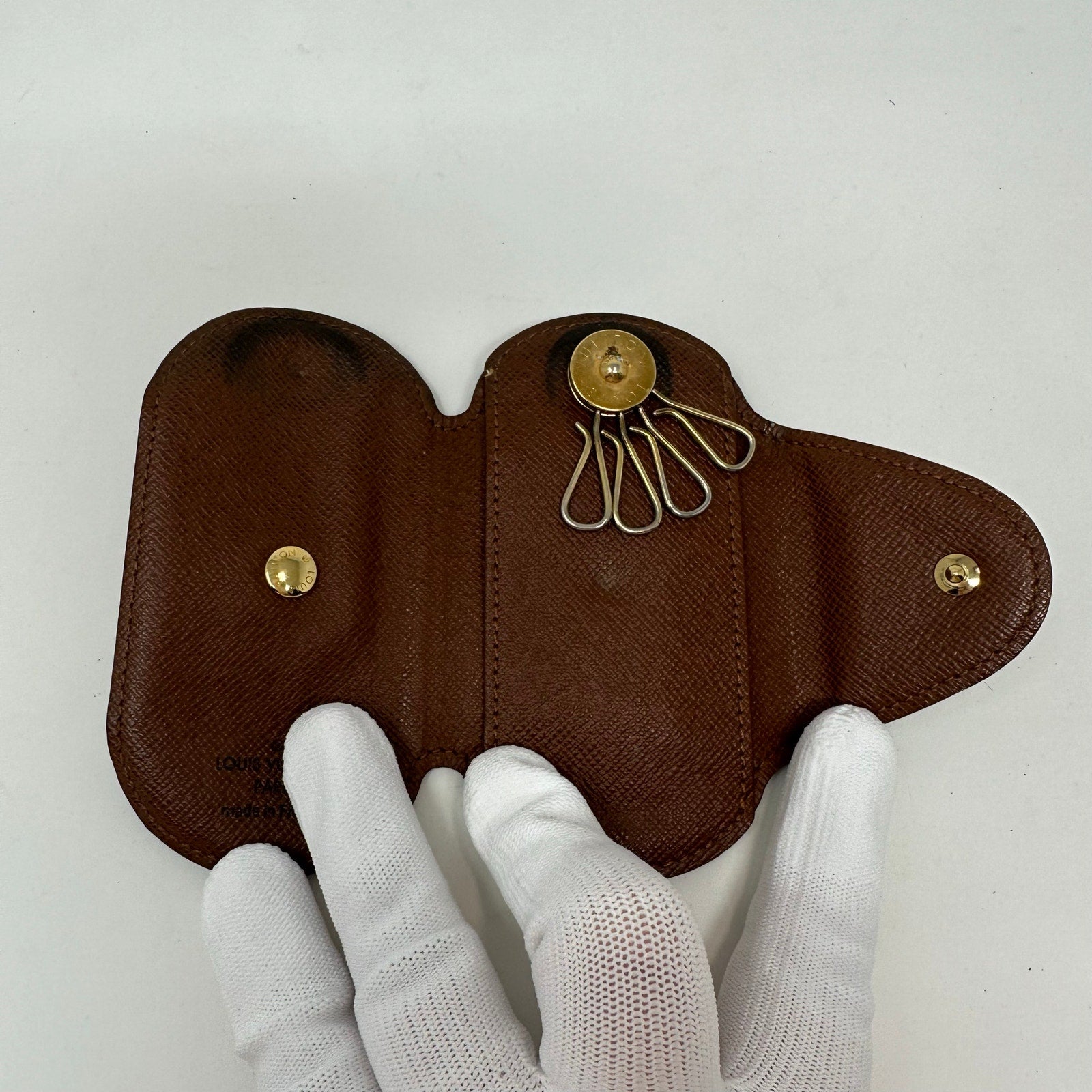 Louis Vuitton LV Monogram Multicles Round 4 Key Holder