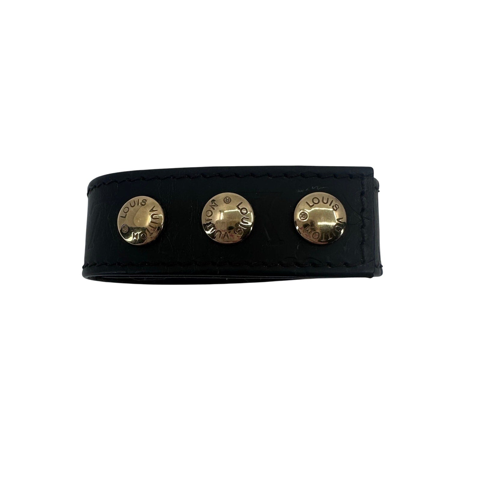 Louis Vuitton LV Monogram Mat Waliea Hawaii Limited Edition Leather Cuff Bracelet