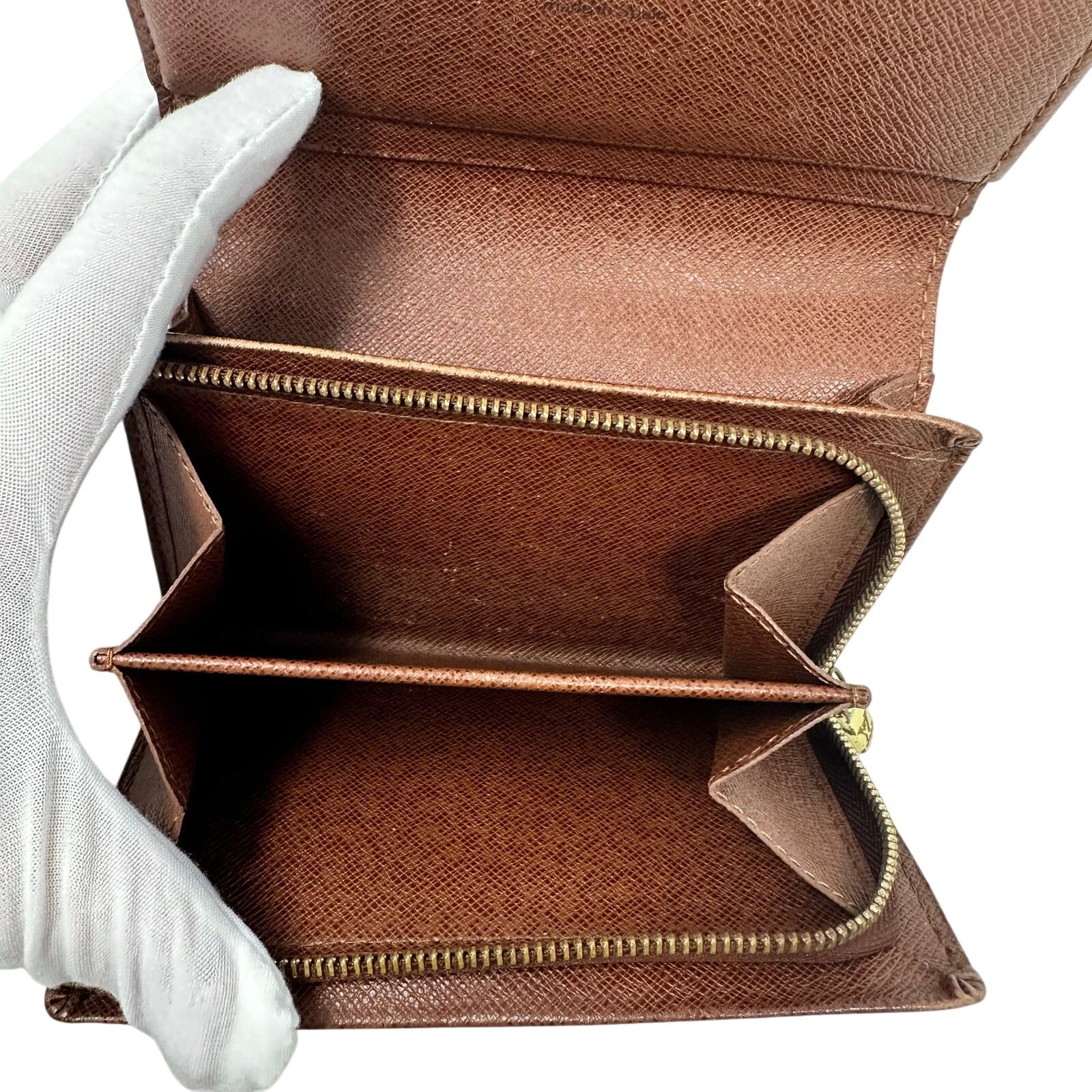 Louis Vuitton LV Monogram Porte Monnaie Tresor Wallet