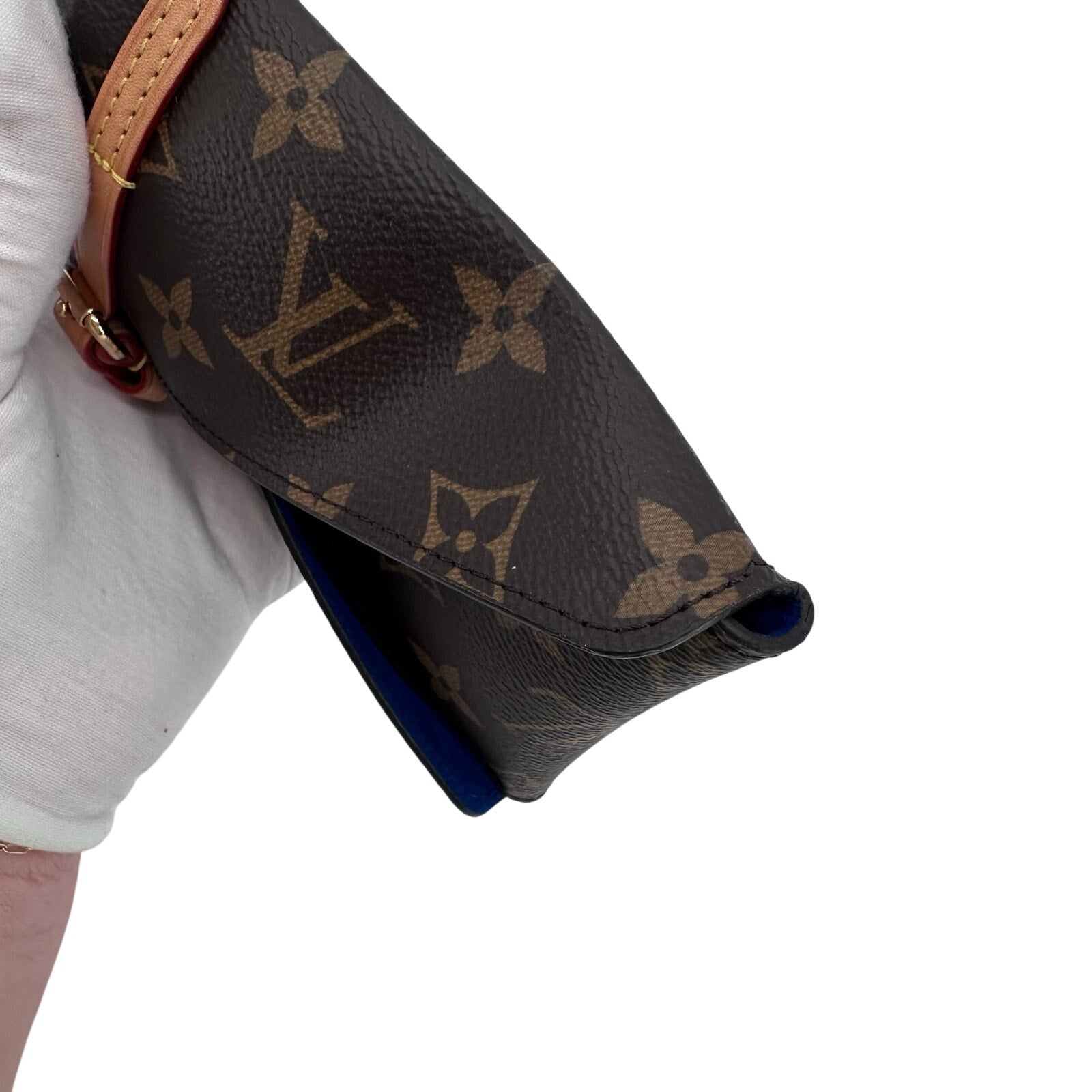 Louis Vuitton LV Monogram Metallic MNG Straw Pouch Set