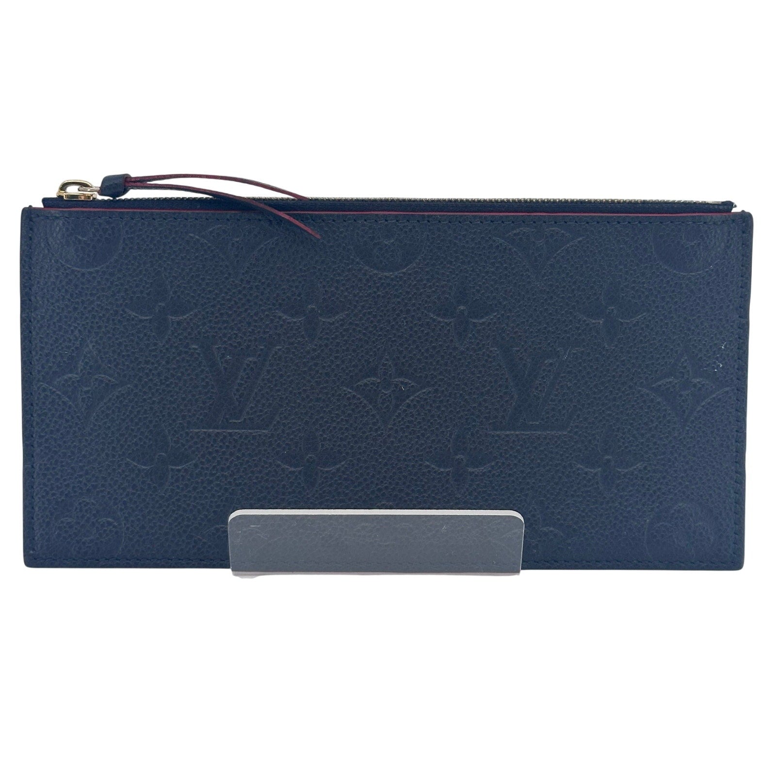 Louis Vuitton LV Empriente Leather Zip Pouch Navy Blue