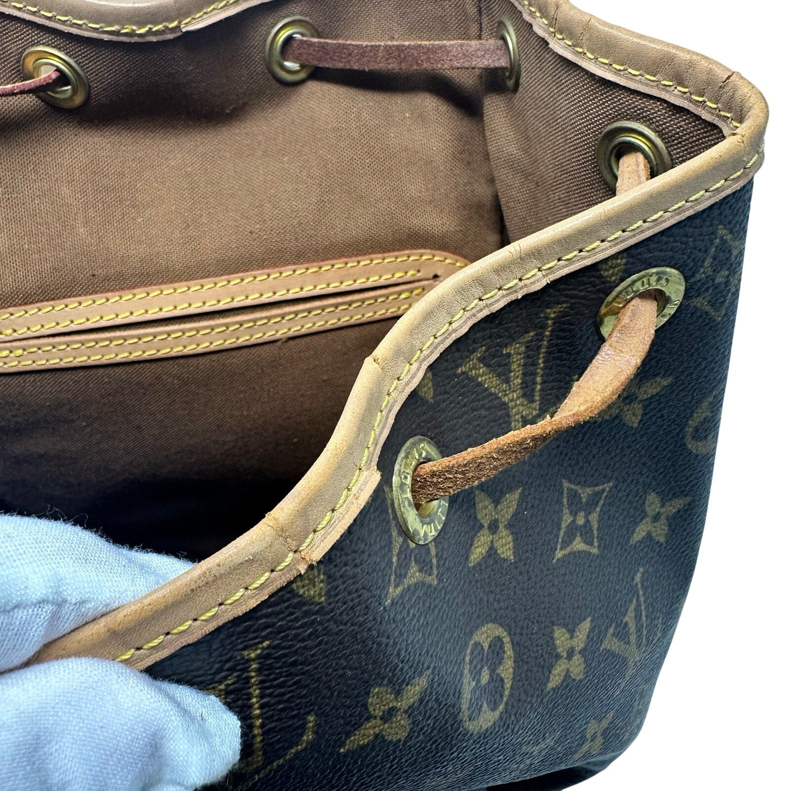 Louis Vuitton LV Monogram Montsouris MM Small Backpack
