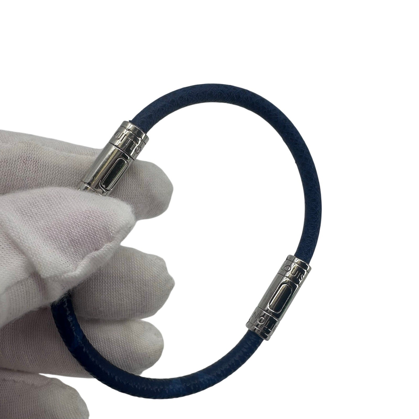 Louis Vuitton LV Neo Split Bracelet Blue Silver