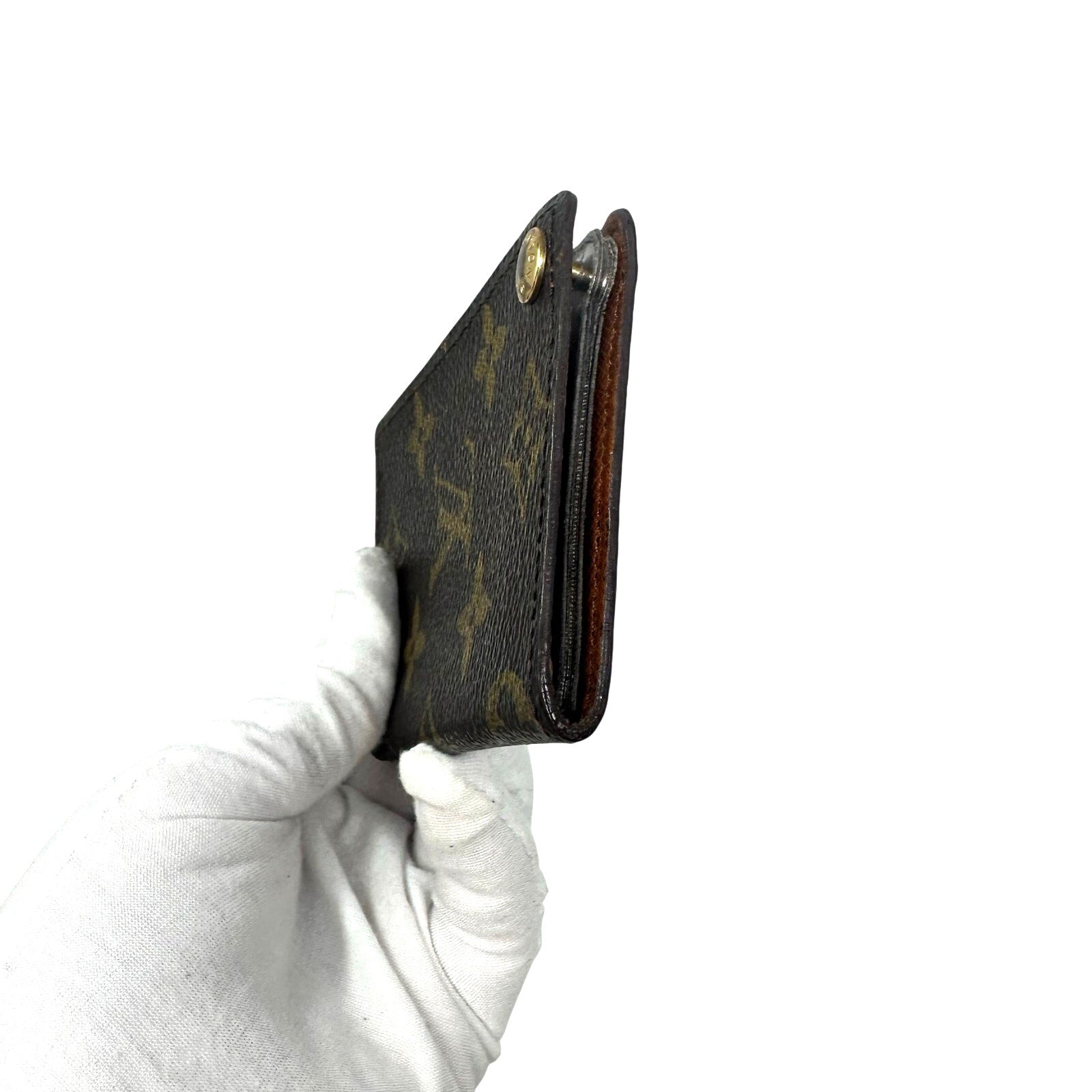 Louis Vuitton LV Monogram Porte Cartes Credit Pression Card Holder