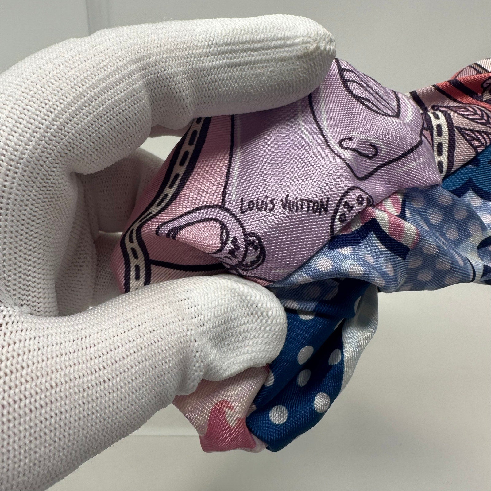 Louis Vuitton LV Troche Scrunchie Hair Pink Women