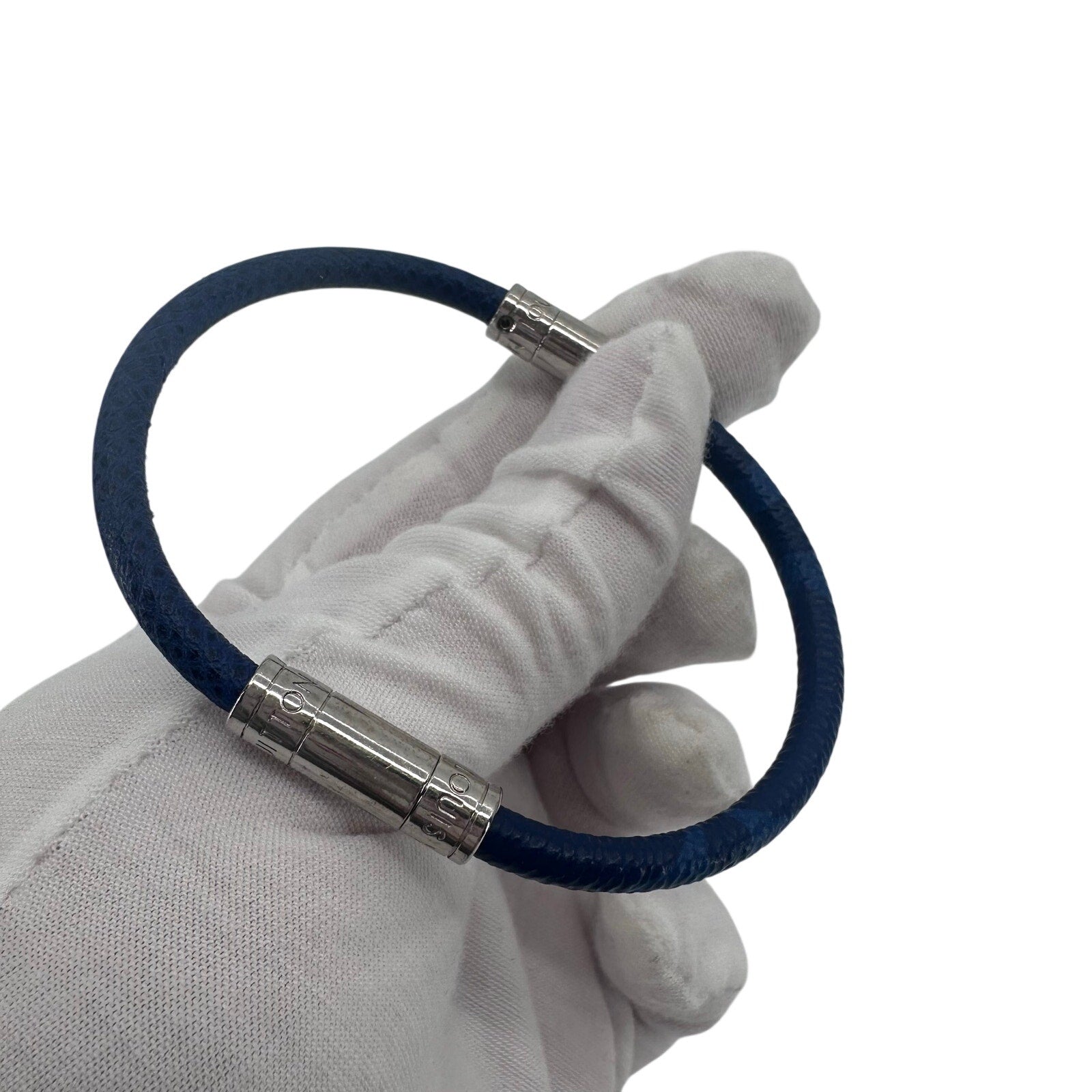 Louis Vuitton LV Neo Split Bracelet Blue Silver