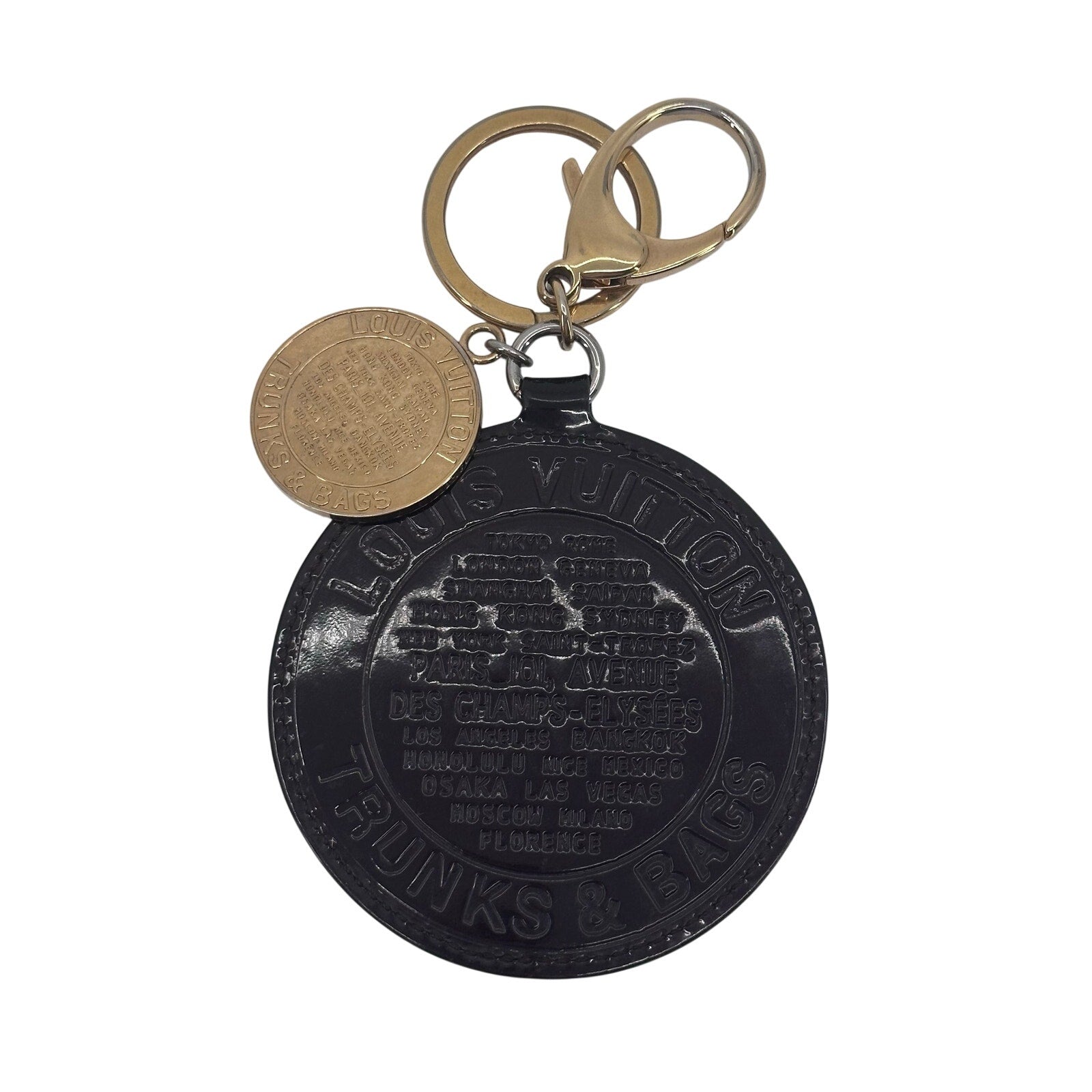 Louis Vuitton LV Vernis Limited Edition Trunks & Bags Keychain Bag Charm Amarante