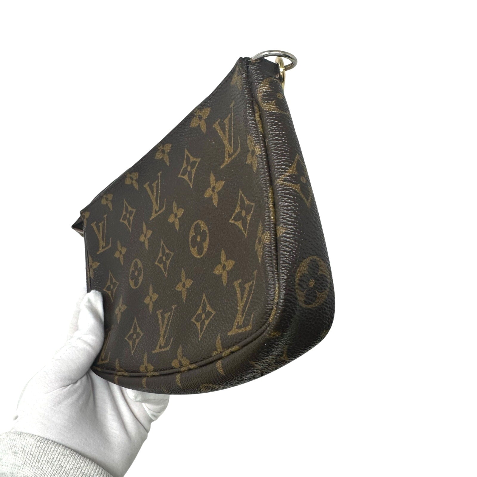 Louis Vuitton LV Monogram Pochette Clutch Bag
