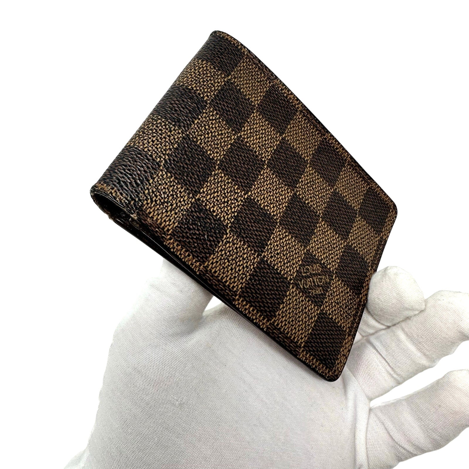 Louis Vuitton LV Damier Ebene Limited Edition Centenaire Bifold Wallet