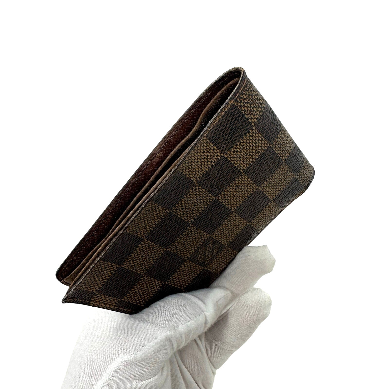 Louis Vuitton LV Damier Ebene Limited Edition Centenaire Bifold Wallet