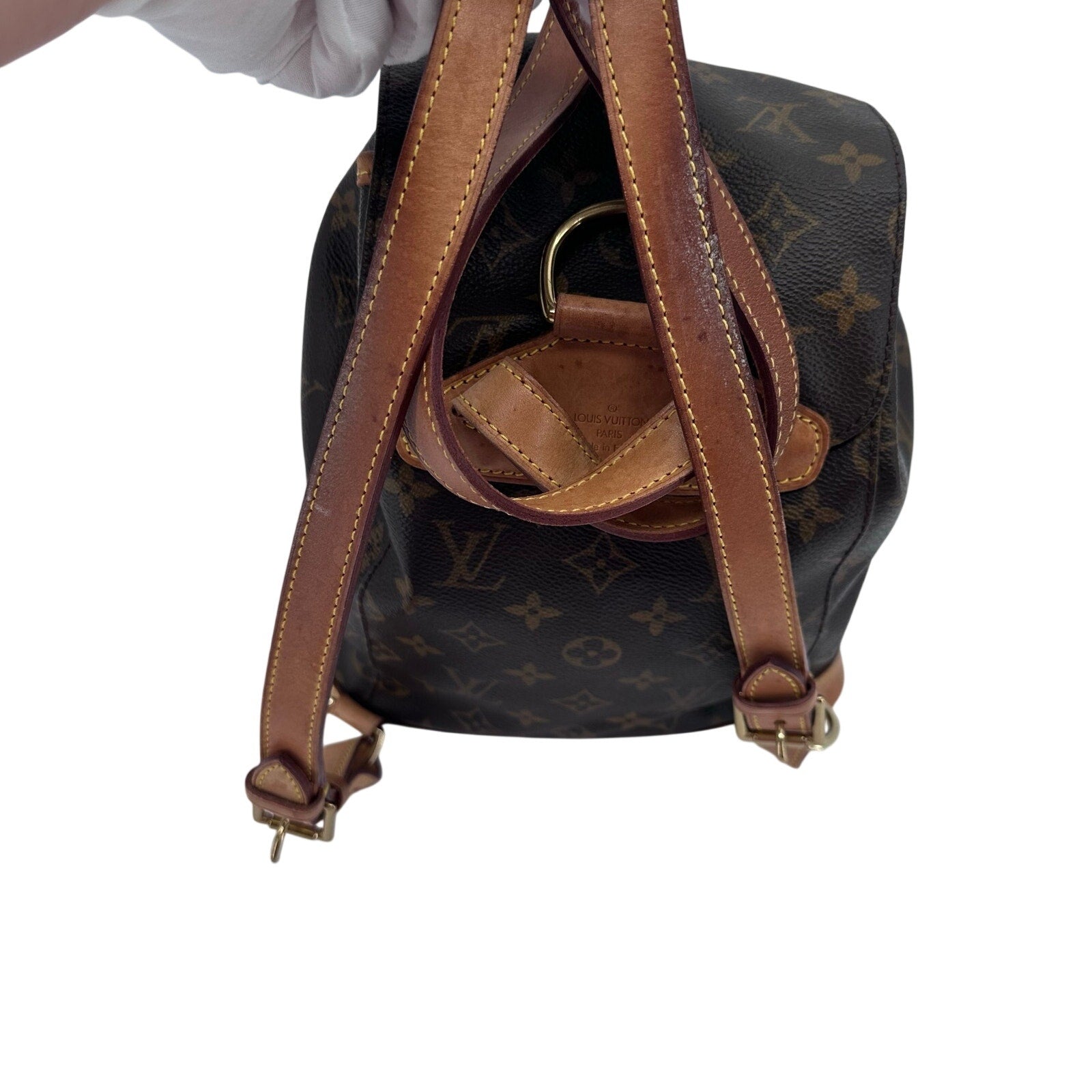 Louis Vuitton LV Monogram Montsouris MM Mini Backpack Bag